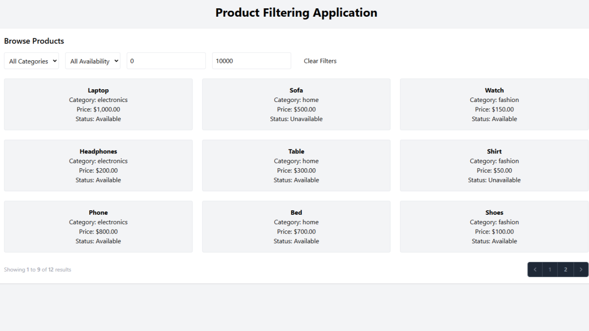 Krijimi i një Sistemi Filtrimi Produktesh në Kohë Reale me Livewire në Laravel – Pjesa 1