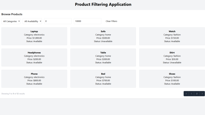 Krijimi i një Sistemi Filtrimi Produktesh në Kohë Reale me Livewire në Laravel – Pjesa 1