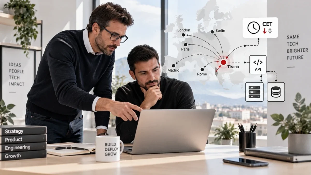 Zhvillimi software nearshore në Shqipëri: Pse kompanitë evropiane po zgjedhin inxhinierët shqiptarë